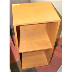 TWO SHELF BOOKCASE