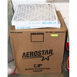 CASE OF FURNACE FILTERS