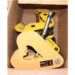 LOT OF 3- 5 TON BEAM CLAMPS
