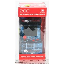 RETRO MACHINE MINI TABLE TOP ARCADE W/ 200