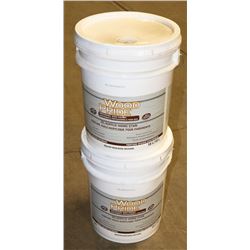 TWO 18L WOOD PRIDE OIL ACRYLIC SIDING STAIN