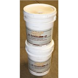 TWO 18L WOOD PRIDE OIL ACRYLIC SIDING STAIN