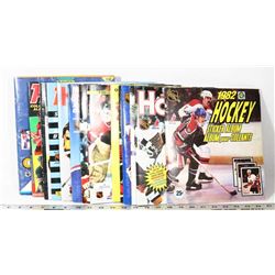 LOT OF 18 NHL STICKER ALBUMS 1982-2010 OPEECHEE &