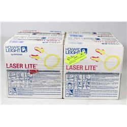 4 BOXES OF LASER LITE EARPLUGS, 800QTY TOTAL