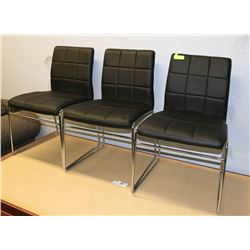 LOT OF 3 SHOW HOME DINING CHAIRS