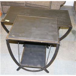 RESTORATION HARDWARE LOOK COFFEE AND END TABLE