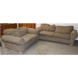 BIRCHWOOD MANUFACTURING SOFA WITH LOVESEAT