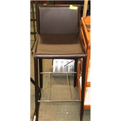LEATHER LOOK BARSTOOL