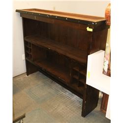 BAR HUTCH 64"X15"X51"