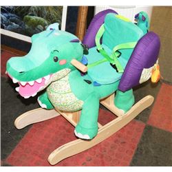 CHILDS ROCKING ALLIGATOR