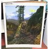 Image 1 : 92)SILVERTIP COUNTRY UNFRAMED PRINT SIGNED BY