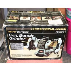 CRAFTSMAN 8" DUAL BENCH GRINDER 1 HP MOTOR IN