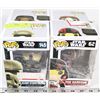 Image 1 : LOT OF 4 STAR WARS FUNKO POPS