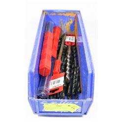 BIN OF ASSORTED HILTI BITS AND DRILL BITS