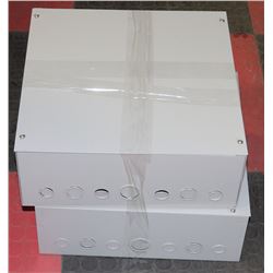PAIR OF NEW ELECTRICAL JUNCTION BOXES