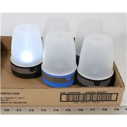 LOT OF 5 EDDIE BAUER ROMANTIC TABLE LIGHTS