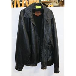 GENUINE LEATHER COAT/JACKET SIZE 2XL.