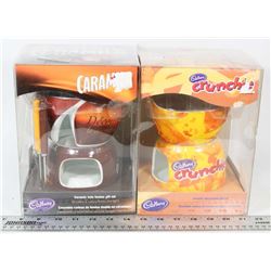 SET OF 2 NEW FONDUE SETS INCL  CRUNCHIE AND