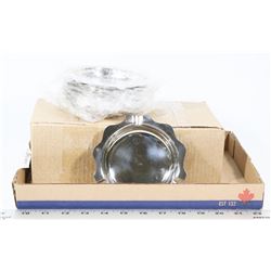 36 PC NEW STAINLESS STEEL ASHTRAY