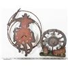 Image 1 : 2 WESTERNED THEMED WALL CLOCKS