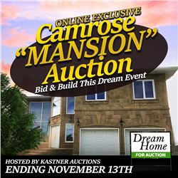 CAMROSE PROPERTY AUCTION ENDING TUESDAY NOV 13TH