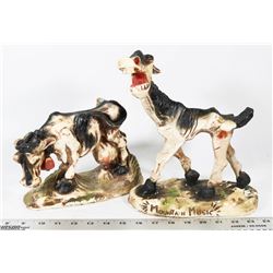 MOUNTAIN MUSIC DONKEY "JACKASS" & "COW" FIGURES
