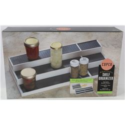 COPCO ADJUSTABLE THREE TIERED SHELF ORGANIZER