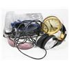 Image 1 : FLAT OF NUMARK DJ HEADPHONES, GUESS GLASSES,