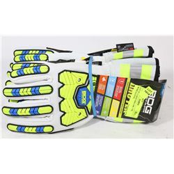 LOT OF 2 LARGE BDG ARC TEK WORK GLOVES.
