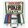Image 1 : POKER CHIP SET IN METAL CASE.