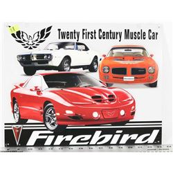FIREBIRD METAL SIGN