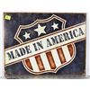 Image 1 : MADE IN AMERICA METAL SIGN