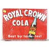 Image 1 : ROYAL CROWN COLA VINTAGE REPLICA SIGN