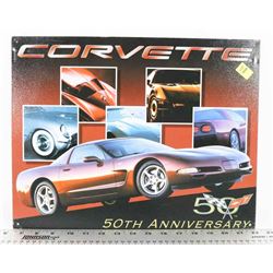 CORVETTE METAL SIGN
