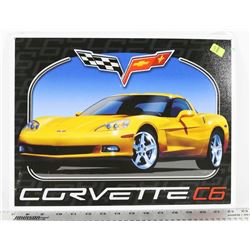 CORVETTE C6 METAL SIGN