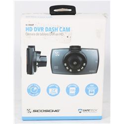 SCOSCHE HD DVR DASH CAM W/ 4GB MEM CARD