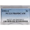 Image 3 : 1992-S JEFFERSON NICKEL PCGS PR69 DCAM