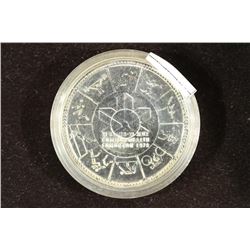 1978 CANADA XI GAMES SILVER DOLLAR BRILLIANT UNC