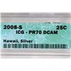 Image 3 : 2008-S SILVER HAWAII QUARTER ICG PR70 DCAM