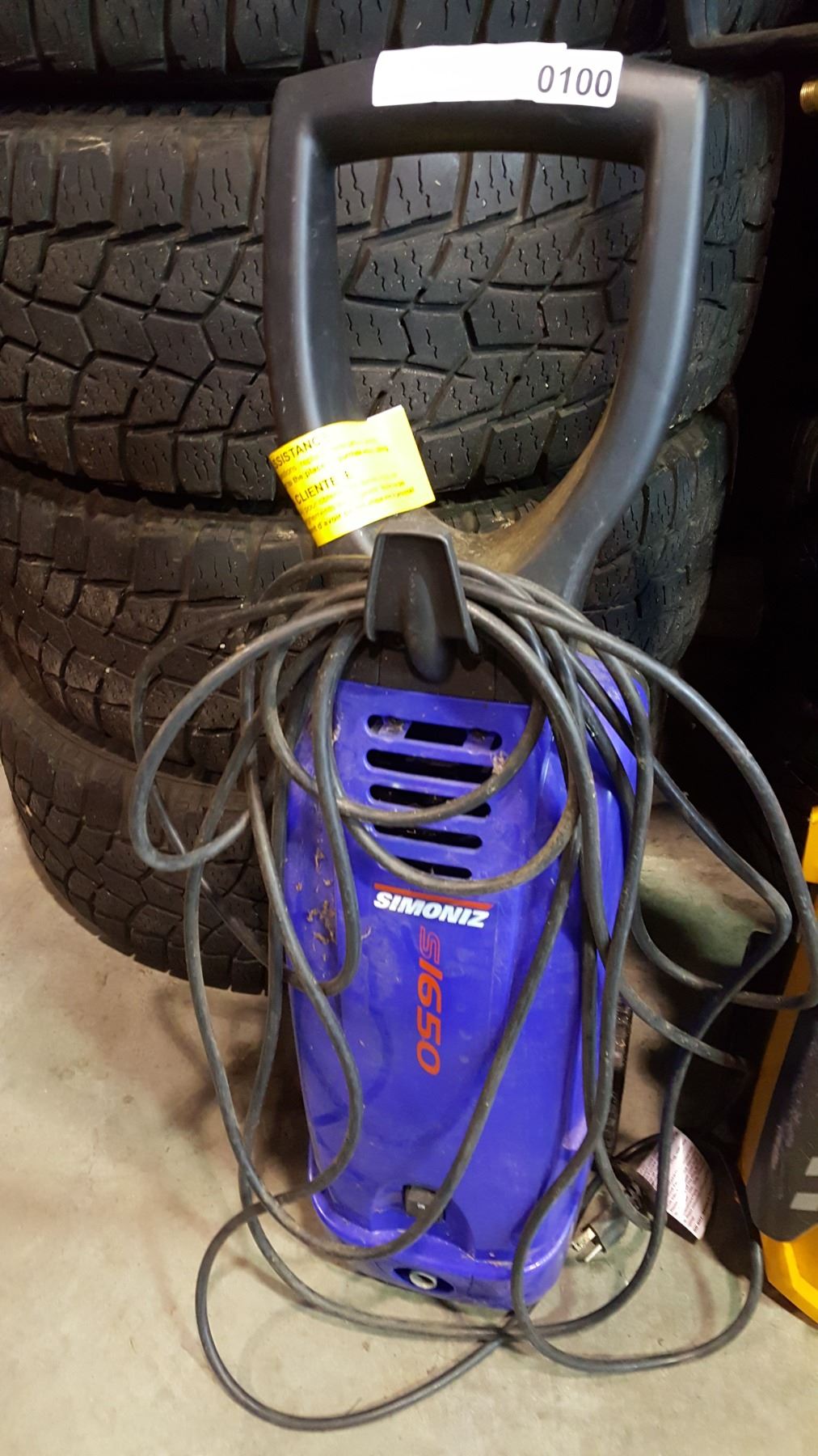 SIMONIZ S1650 ELECTRIC PRESSURE WASHER SIMONIZ S1650 ELECTRIC PRESSURE WASHER