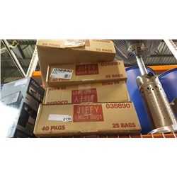4 BOXES OF JIFFY BAGS 4000 PER LOT