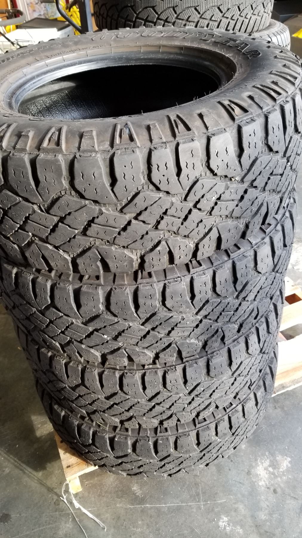 SET OF 4 GOODYEAR WRANGLER LT 265 70 R17 TIRES Big Valley Auction