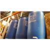 Image 1 : THREE 45 GALLON PLASTIC BARRELS
