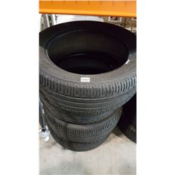 SET OF FOUR MICHELIN 235 55 R19 TIRES