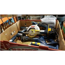 LOT OF RYOBI CORDLESS TOOLS