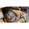 Image 2 : TOTE OF TOOLS, GASKET MAKER, AND GARAGE DOOR OPENER