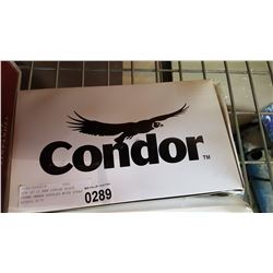 BOX OF 12 NEW CONDOR BLACK FRAME AMBER GOGGLES WITH STRAP RETAIL $170