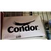 Image 1 : BOX OF 12 NEW CONDOR BLACK FRAME AMBER GOGGLES WITH STRAP RETAIL $170