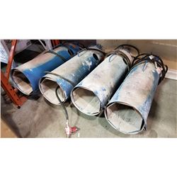 4 SURE FLAME MODEL S150 SHOP HEATERS