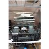 Image 1 : KENWOOD STEREO RECEIVER AND OTHER AUDIO SPEAKERS, VHS, ETC